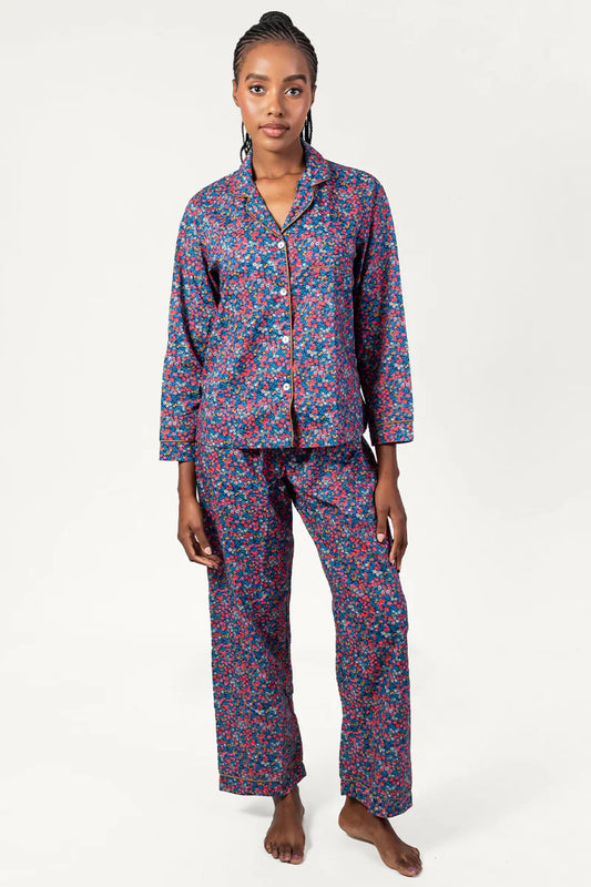 Nocturne Berry Long Pyjama Set
