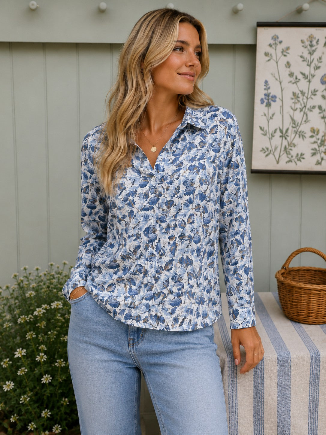 The Oxford Collection - Leaf Shirt
