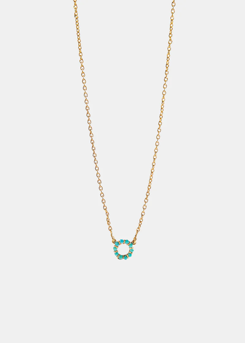 18k Gold Vermeil Scallop Necklace