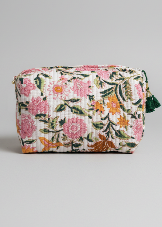 Enchanted Garden Cosmetic Bag Large