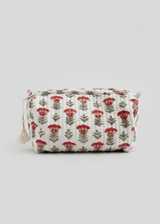 Red Cosmetic Bag Small
