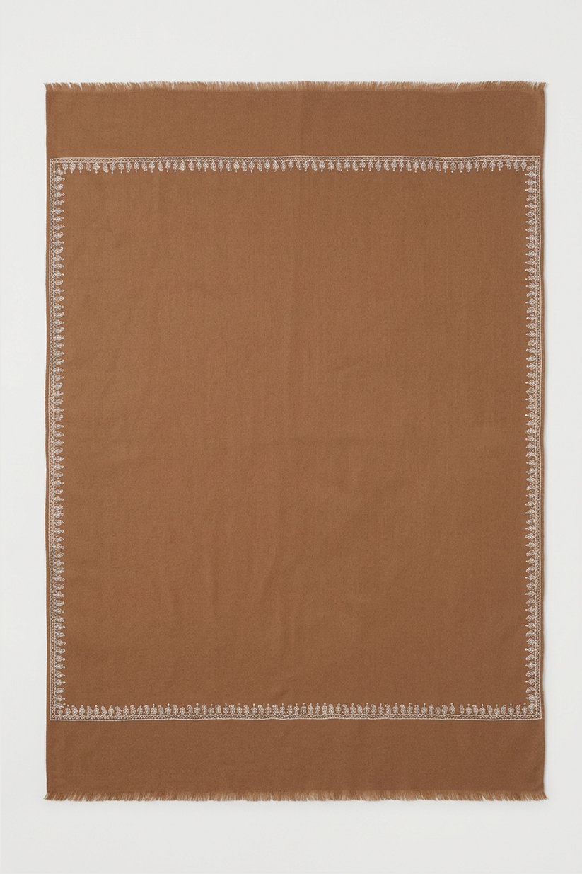 Limited Edition Chocolate Brown Cashmere Scarf