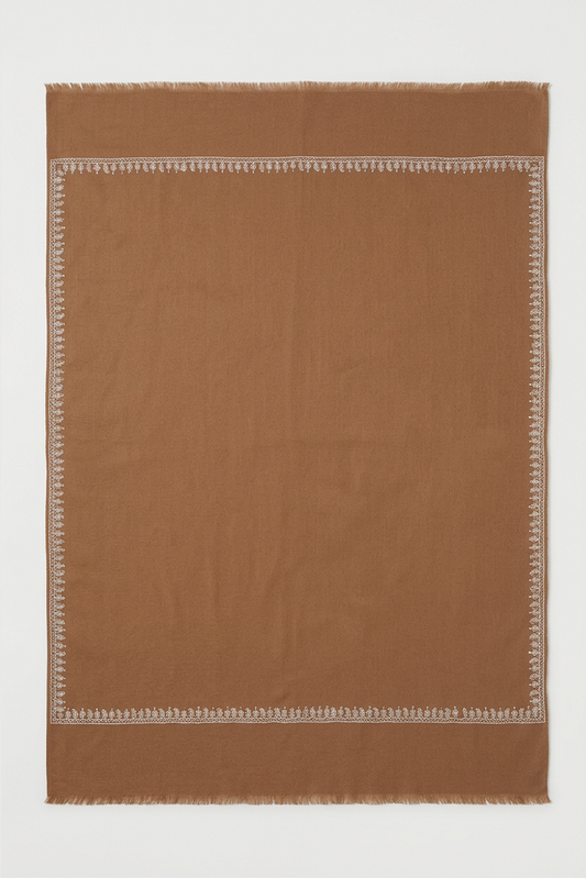 Limited Edition Chocolate Brown Cashmere Scarf